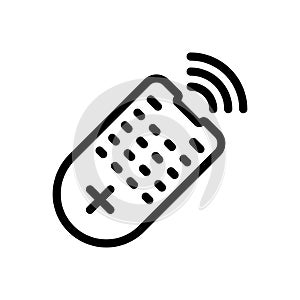 Control vector thin line icon