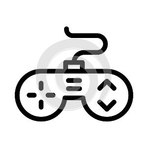 Control vector thin line icon