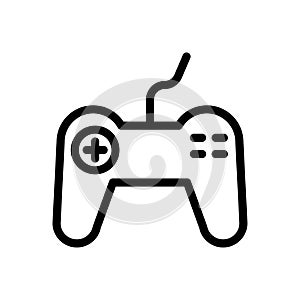 Control vector thin line icon