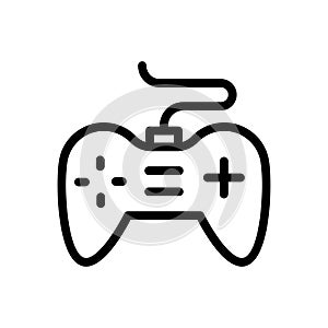 Control vector thin line icon