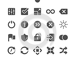 Control Well-crafted Pixel Perfect Vector Solid Icons