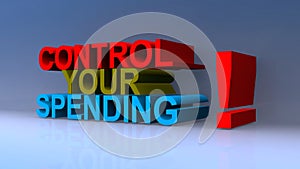Control your spending on blue
