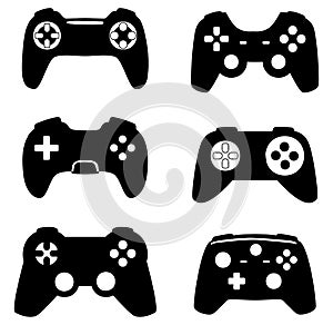 Controller, Electronics, Joystick Silhouette