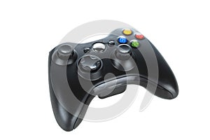 Controller video game isolated with white background