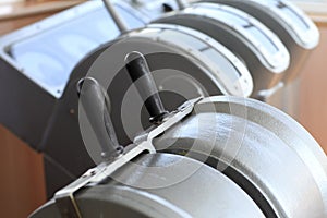 Controls in the wheelhouse