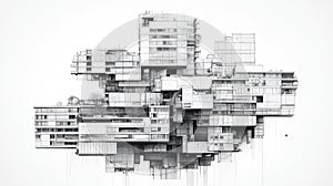 contrst dismantling a complex multi unit structure with high contrast