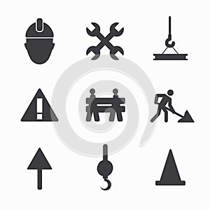 contruction icons collection