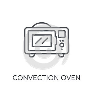 convection oven linear icon. Modern outline convection oven logo