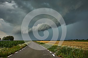 convective cloud systems in Romania