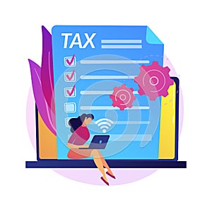 Convenient paying service vector concept metaphor