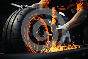 Convenient tire repair and replacement services at a professional vulcanization point
