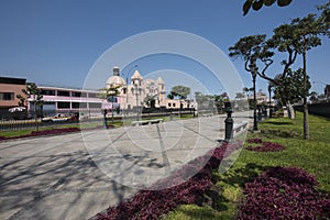 Convent of the Descalzos religious temple and Franciscan convent located in the Lima district of RÃÂ­mac, in Peru photo