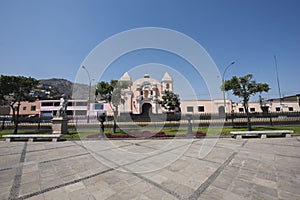 Convent of the Descalzos religious temple and Franciscan convent located in the Lima district of RÃÂ­mac, in Peru photo