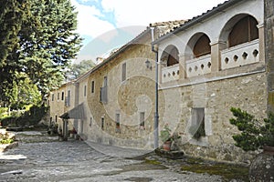 Convent of El Palancar in Pedroso de Acim, province of Caceres, Spain photo