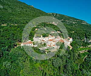 Convent of Nossa Senhora da Arrabida in the National Park in Portugal