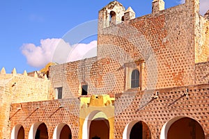 Convent of San Bernardino de Siena  in valladolid, yucatan I photo