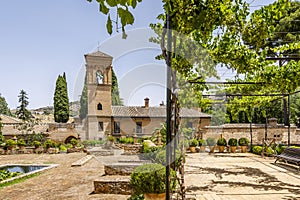 Convent of San Francisco in Alhambra palace complex in Granada, Spain photo