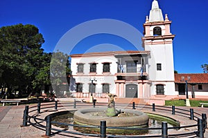 The Convent of San Francisco is a Catholic temple and convent in the city of Santa Fe, Argentina. 19th century photo