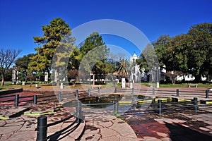 The Convent of San Francisco is a Catholic temple and convent in the city of Santa Fe, Argentina. 19th century photo