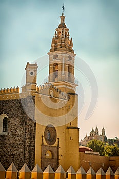 Convent of San Gabriel and Church of Our Lady of Remedies in Cholula, Mexico