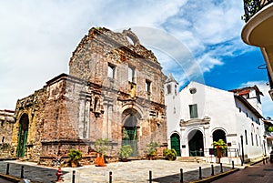 Convent of Santo Domingo at Casco Viejo in Panama City