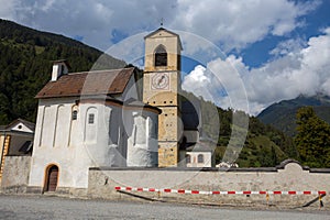 The Convent of St. John in Mustair, UNESCO World Cultural Heritage, Switzerland