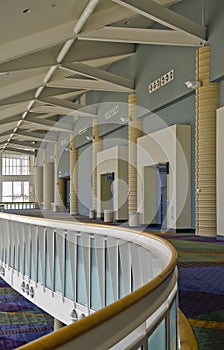 Convention center balcony