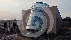 The Convention Centre Dublin aerial view