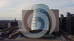The Convention Centre Dublin aerial view