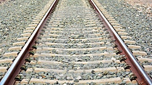 Conventional railway track photo
