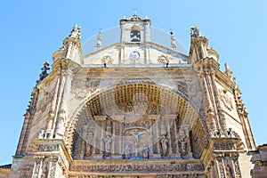 Facade of Convento de San Esteban, Salamanca, Spain photo