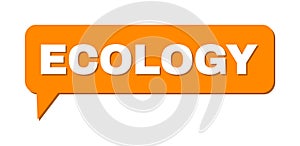 Conversation ECOLOGY Colored Cloud Message