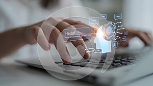 Conversational AI assistant chatbot interaction Latch