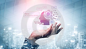 Conversational AI assistant chatbot interaction Vouch