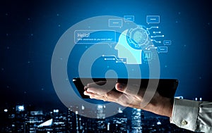 Conversational AI assistant chatbot interaction Vouch