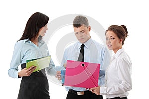 Conversaton of business group