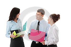 Conversaton of business group