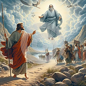 The Conversion of St Paul illustration An illustration capturi