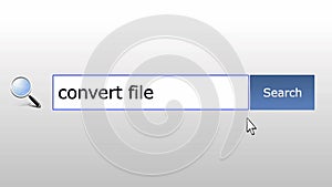 Convert file - graphics browser search query, web page