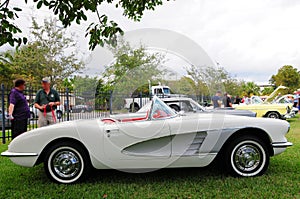 Convertible car exterior