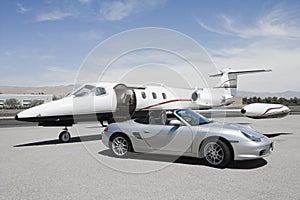 Convertible And Private Jet