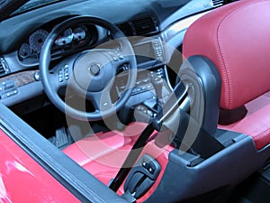 Convertible - red leather