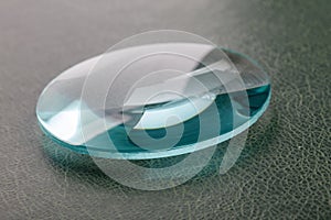 A convex lens