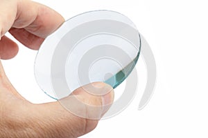 A convex lens photo