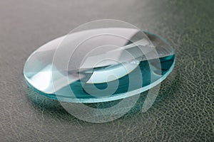 A convex lens photo