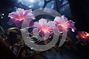 Convey the beauty of nightblooming flowers with photo