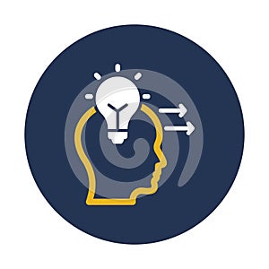 Convey, forward thinking Vector Icon which can easily modify or edit