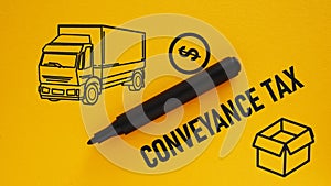 Conveyance tax is shown using the text photo