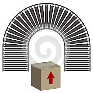 Conveyor Belt Icon Box