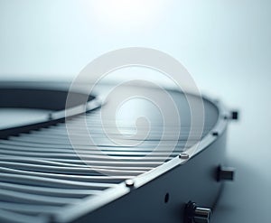 Conveyor Belt Isolated on White